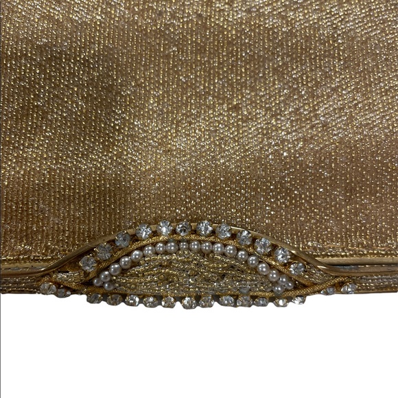 Vintage Gold Beaded Purse - Michel Swiss - Picture 6 of 12